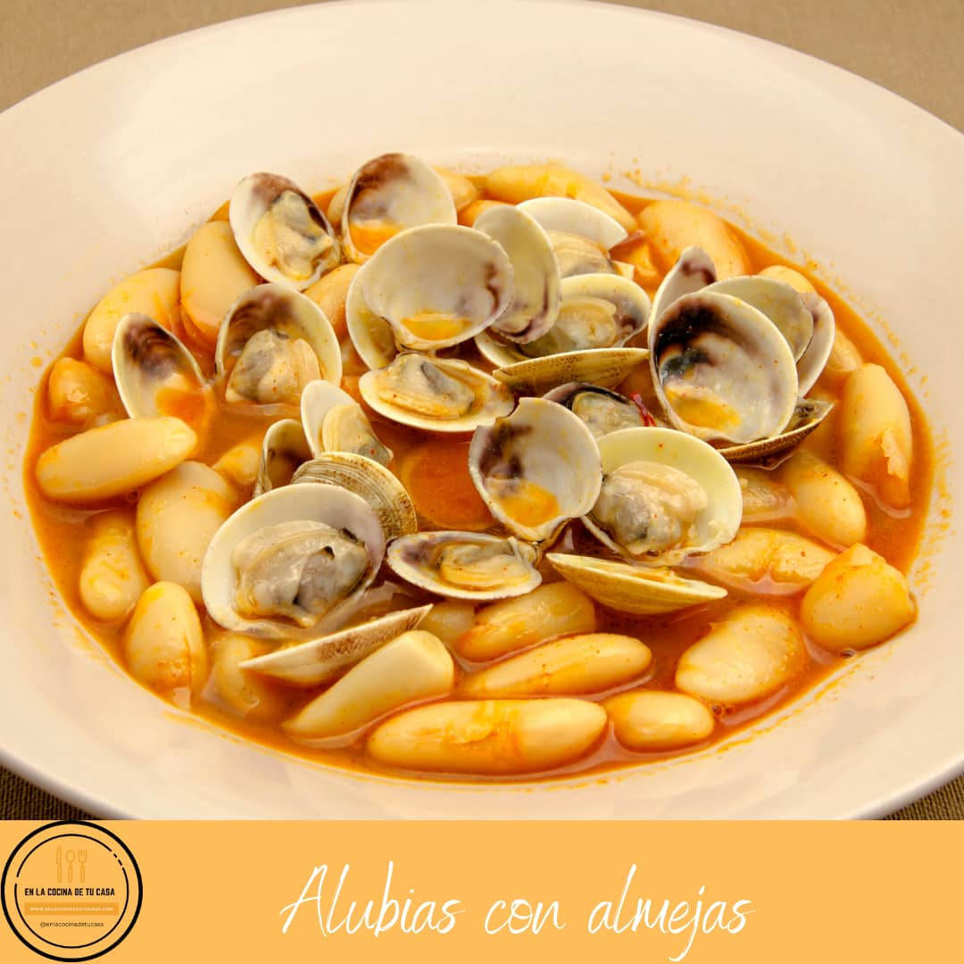 alubias con almejas