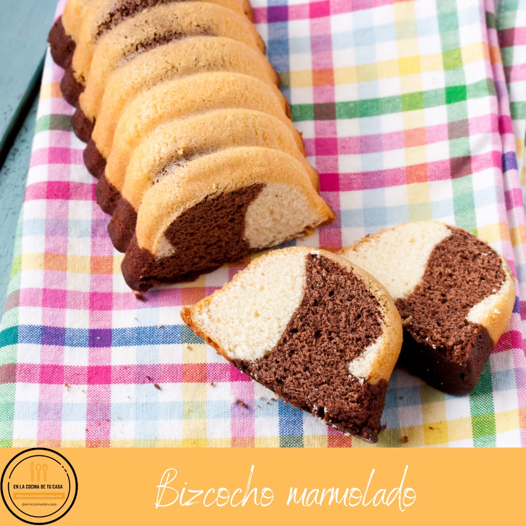 bizcocho marmolado