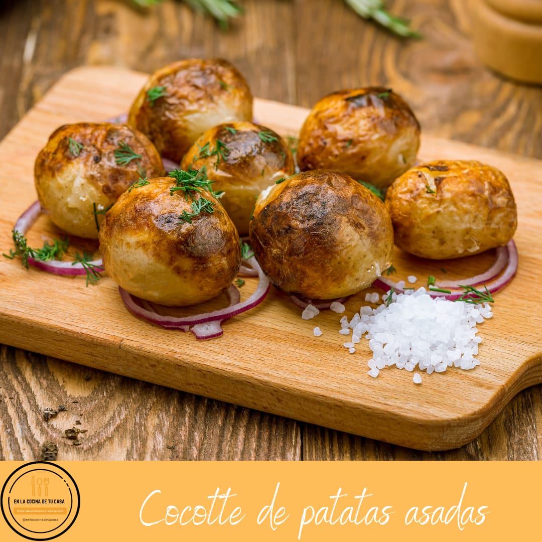 cocotte de patatas asadas