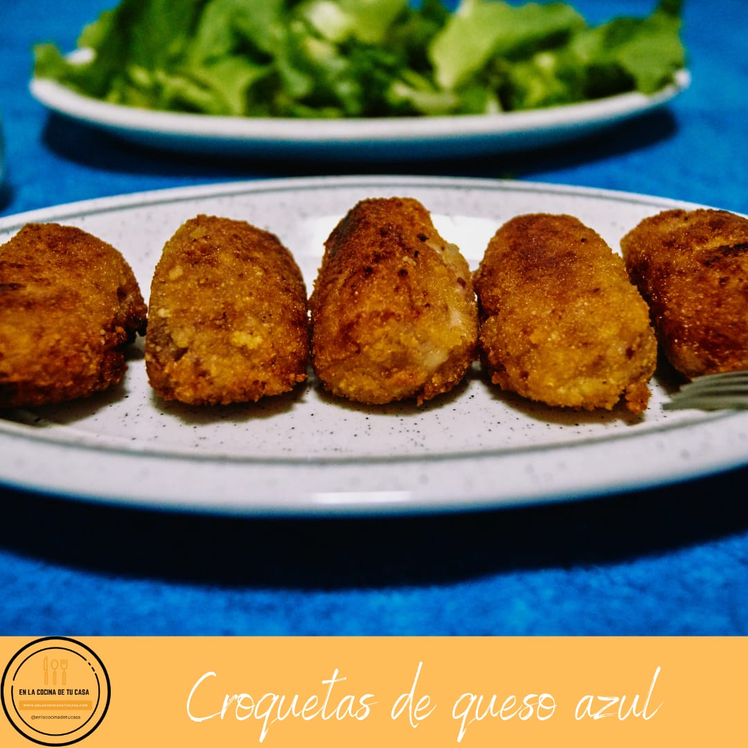 croquetas de queso azul