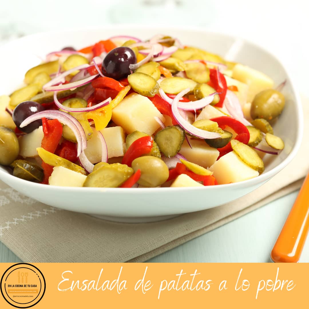 ensalada de patatas a lo pobre