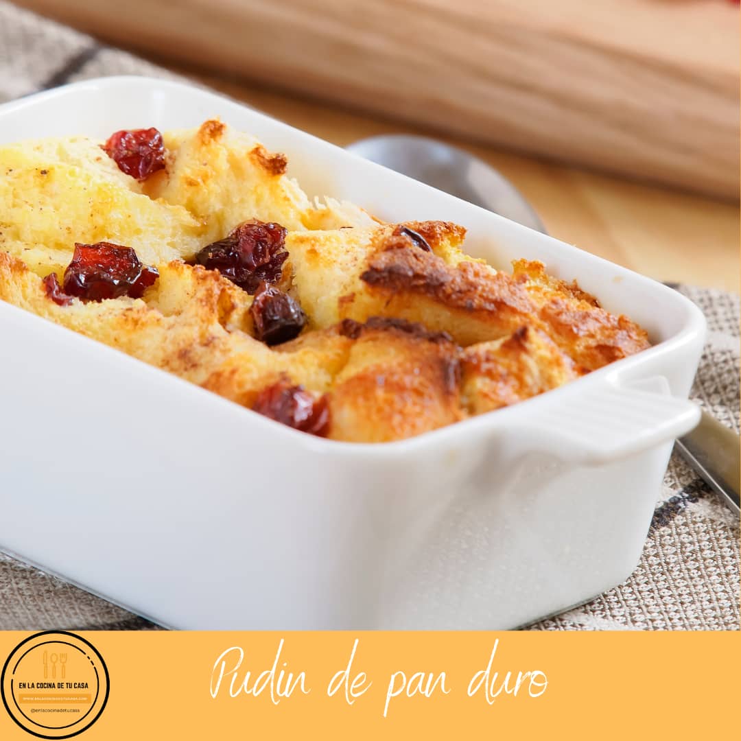 pudin de pan duro