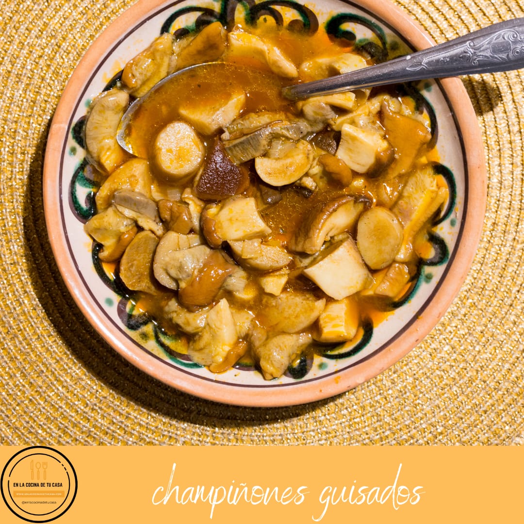 champiñones guisados