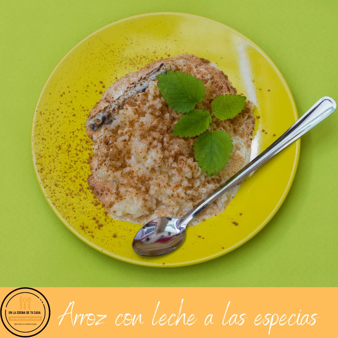 arroz con leche a las especias