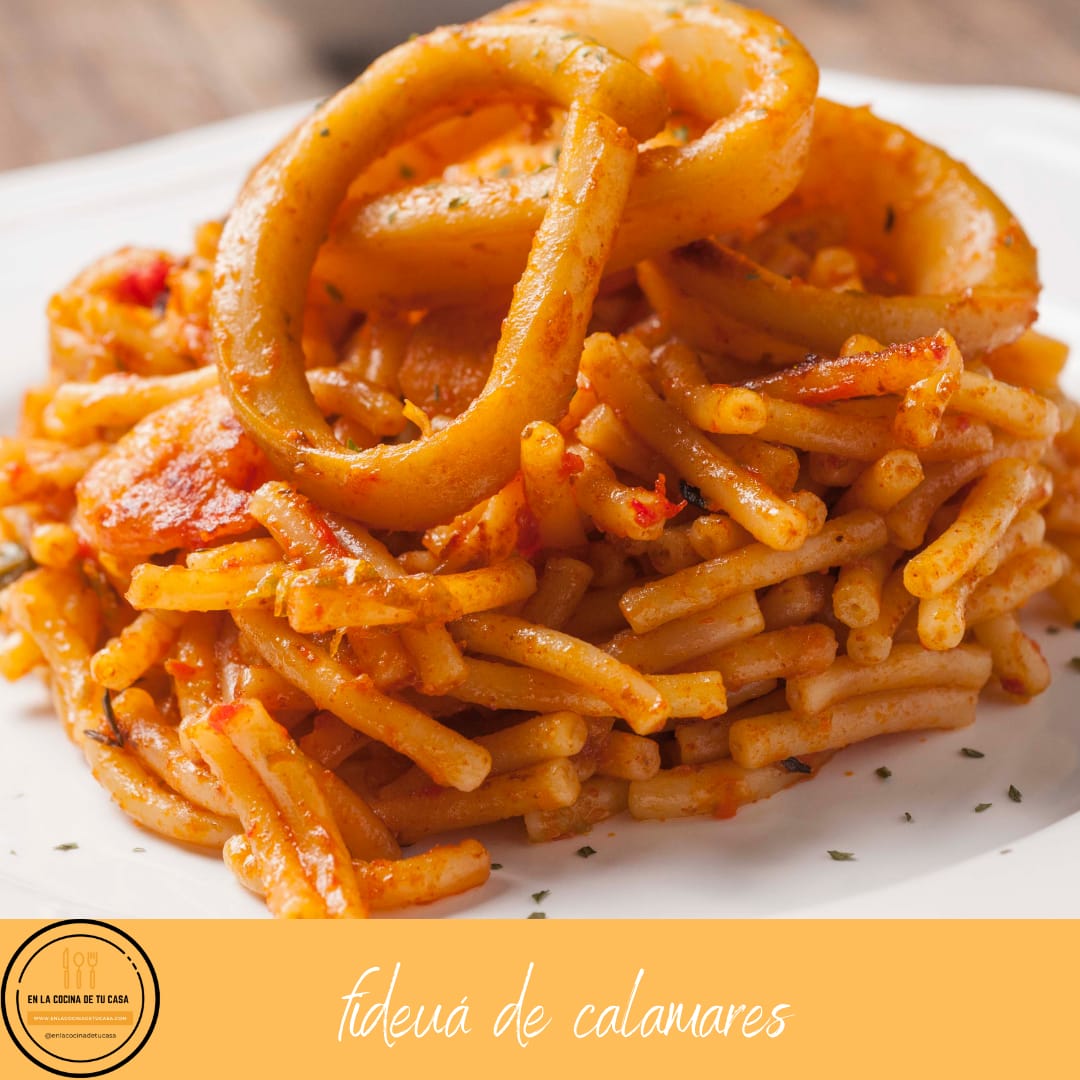 fideuá de calamares