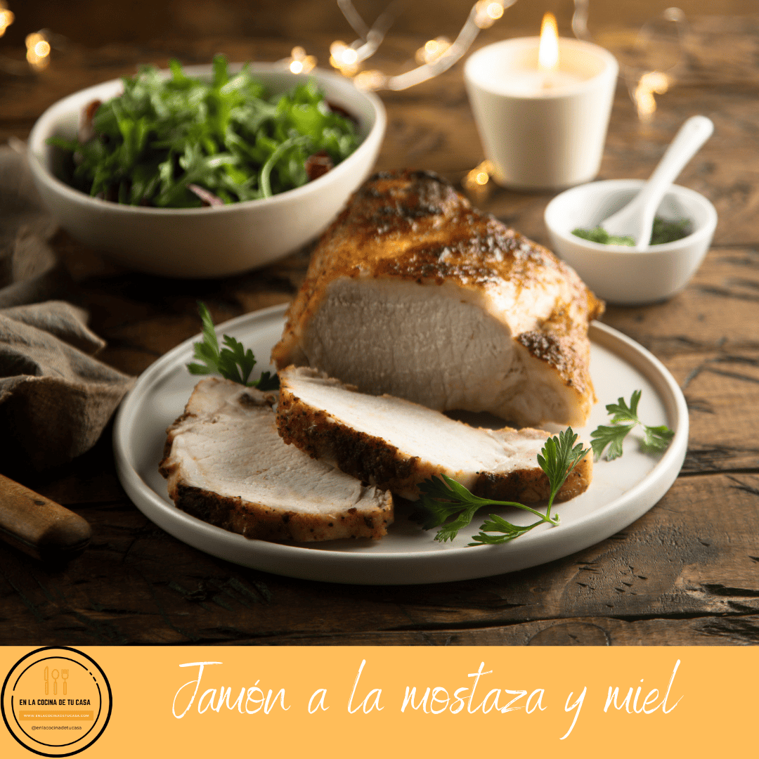 Jamón a la mostaza y miel
