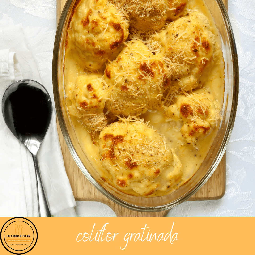 Coliflor gratinada